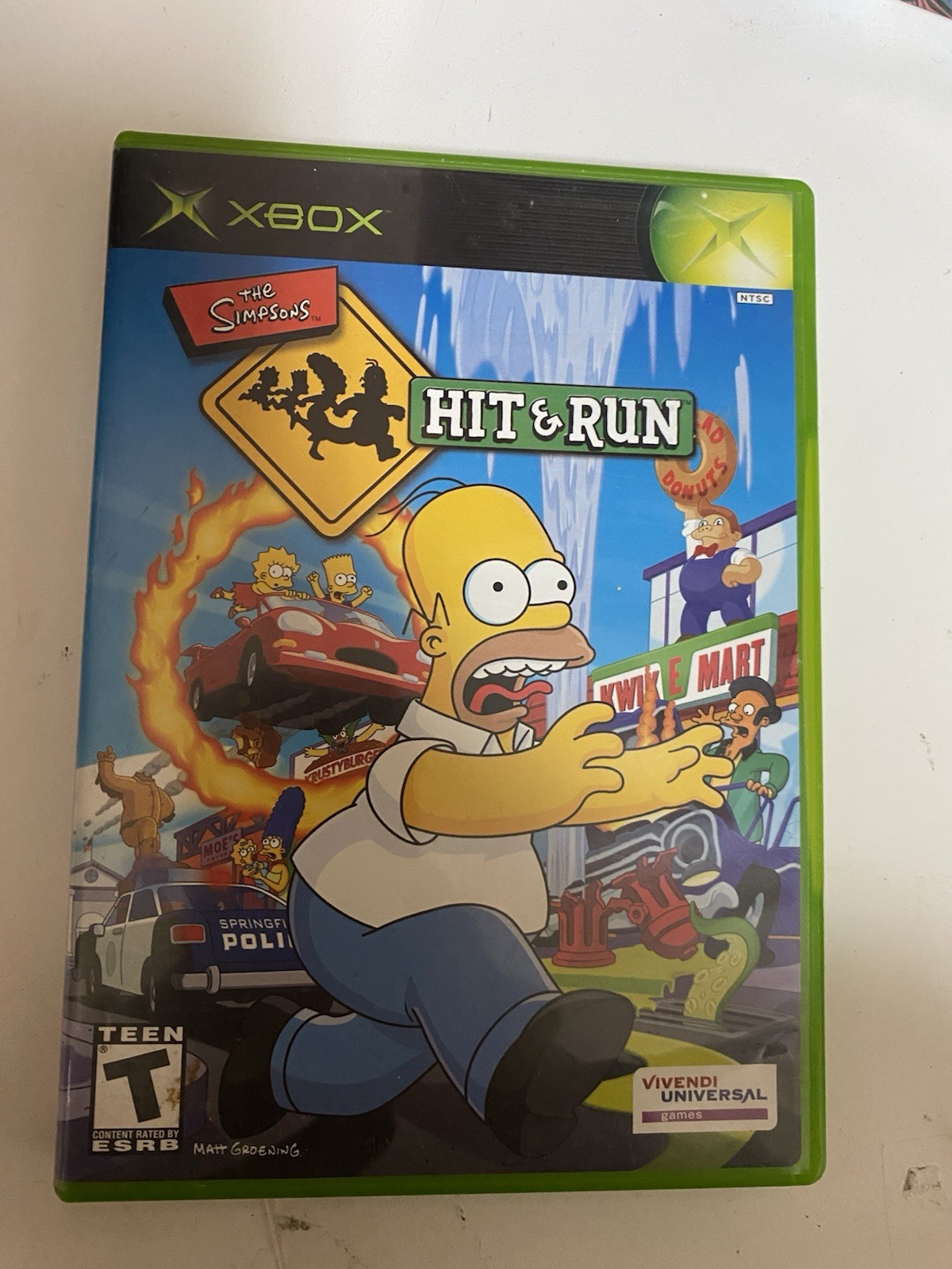 The Simpsons: Hit And Run (Microsoft Xbox, 2003) Complete CIB