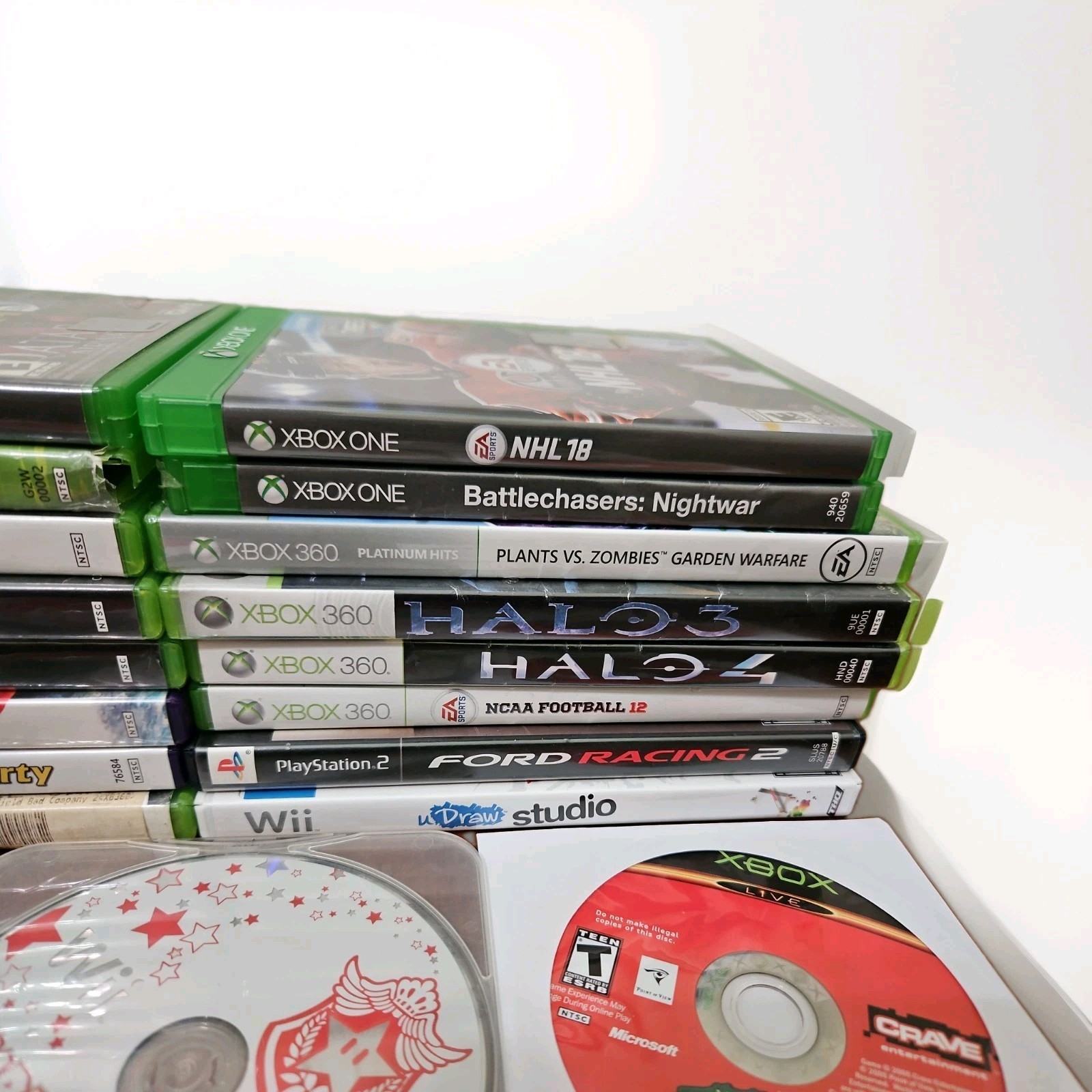 Lot of 22 Video Games Various Conditions As Is Parts or Repair Wii PS2 Xbox 36