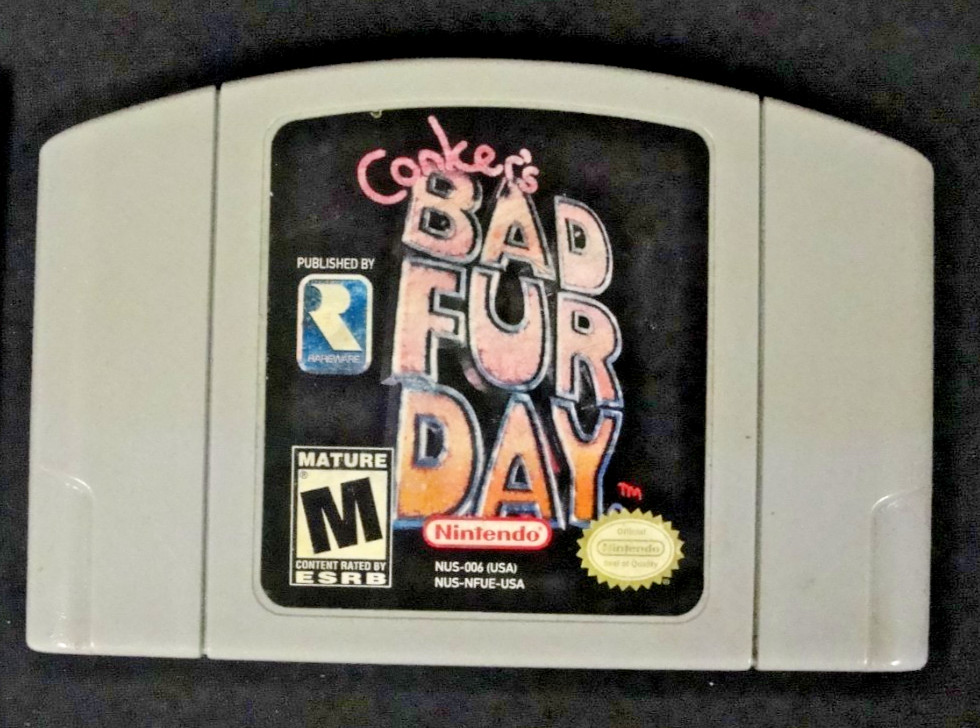 Conker’s Bad Fur Day Nintendo 64 Game Cartridge