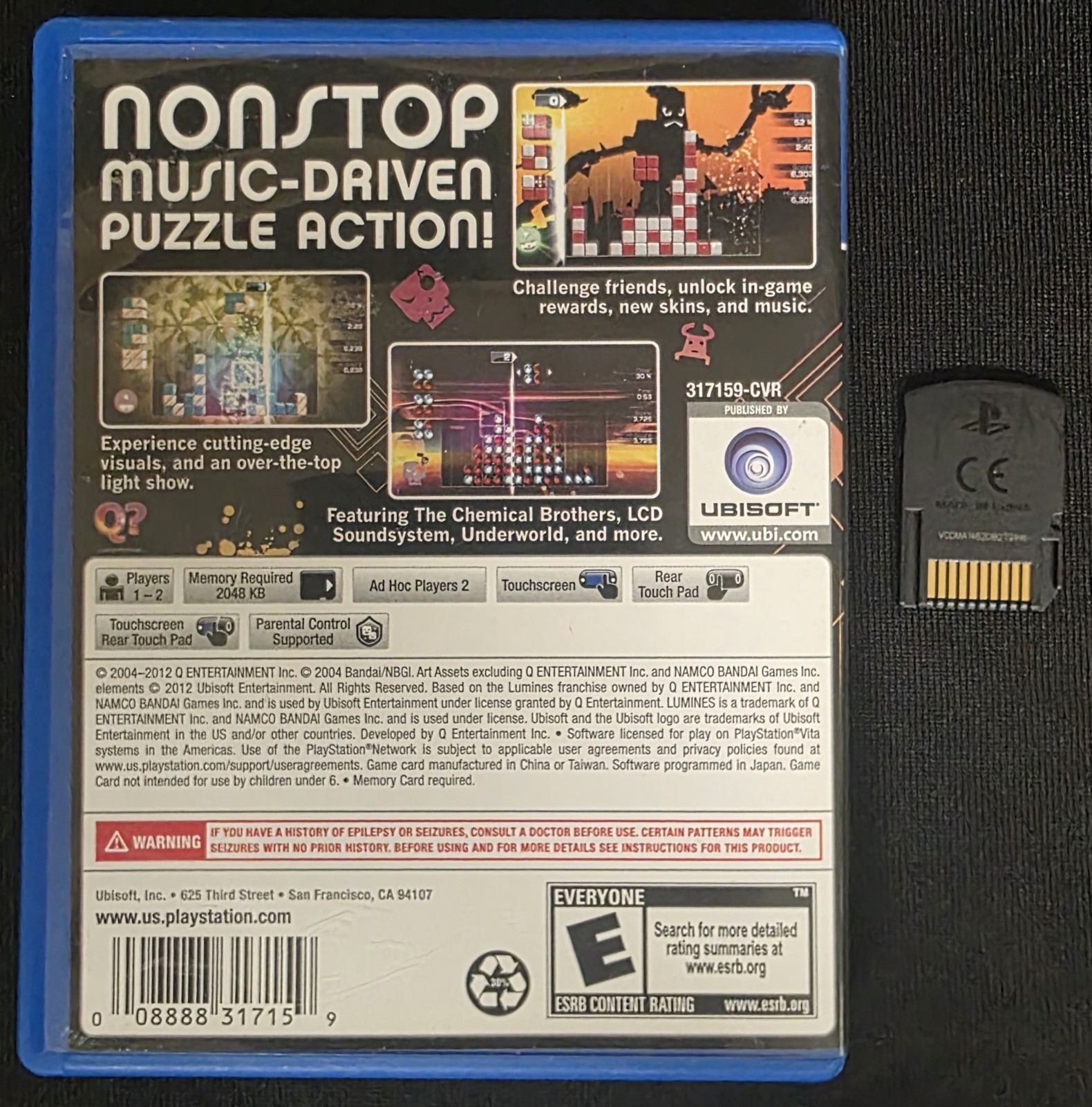 Lumines: Electronic Symphony (Sony PlayStation Vita, 2012) Tested