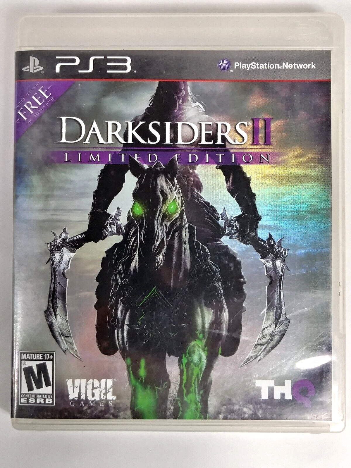 Darksiders II Limited Edition Sony PlayStation 3 2012 Hack And Slash Complete
