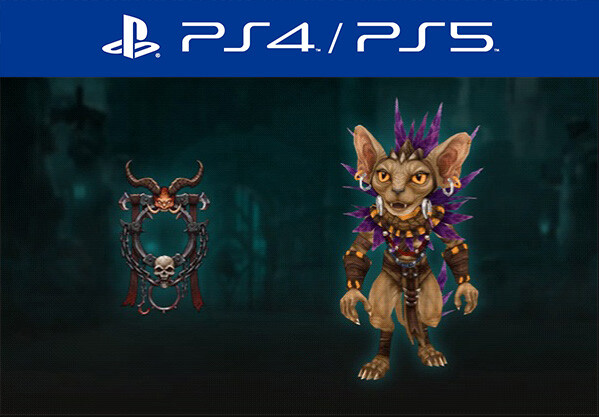 Diablo 3 PS4/PS5 Lacuni Cub Pet | Chopping Block Portrait Frame | Choose one