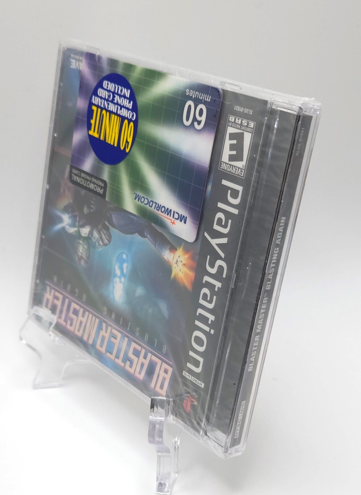 Blaster Master Blasting Again • PlayStation • Brand New • MCI Phone Card Version