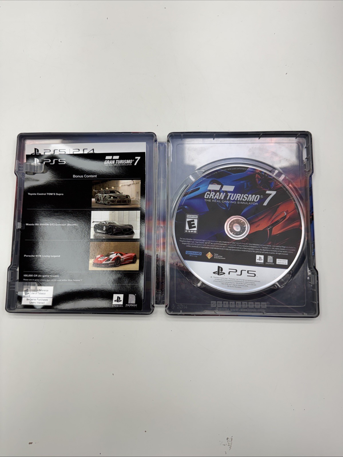 Gran Turismo 7 25th Anniversary Edition SteelBook W/ Slipcover & Insert Sony PS5