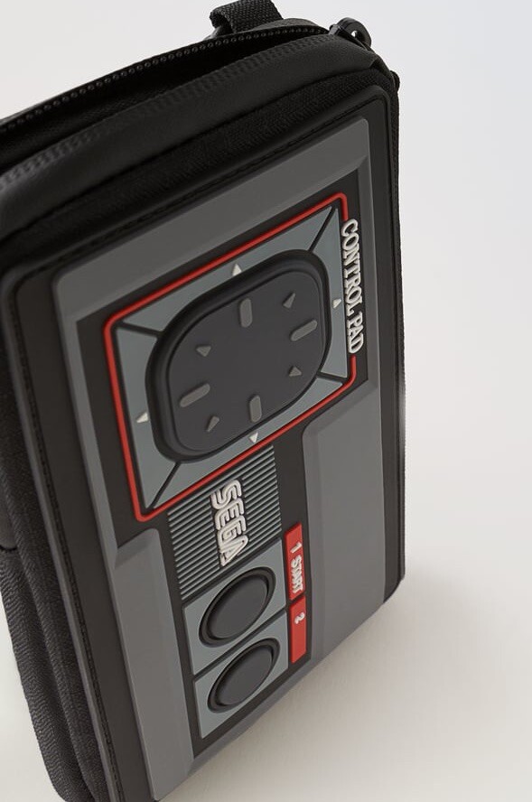 SEGA X Zara MASTER SYSTEM Pad Controller Official Licensed Bag Phone Pouch NOS