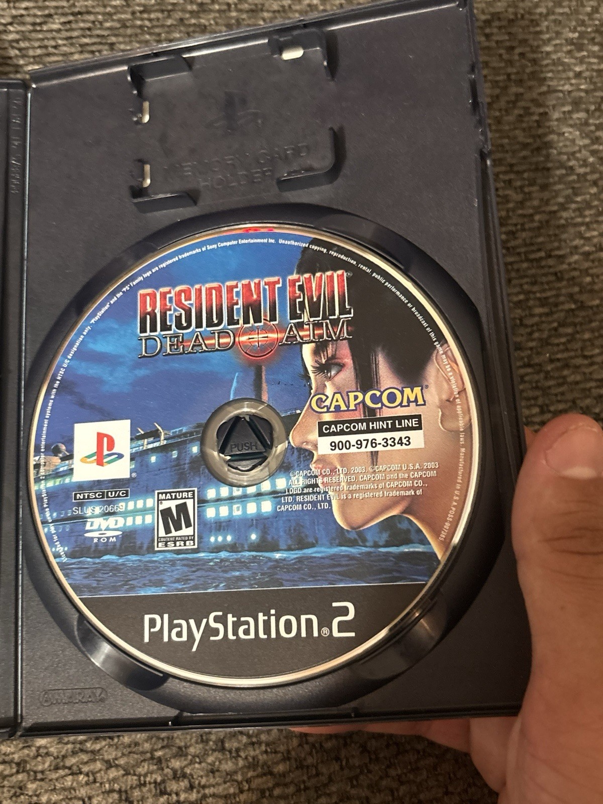 Resident Evil Dead Aim PlayStation 2 Missing Manual Tested Working PS2