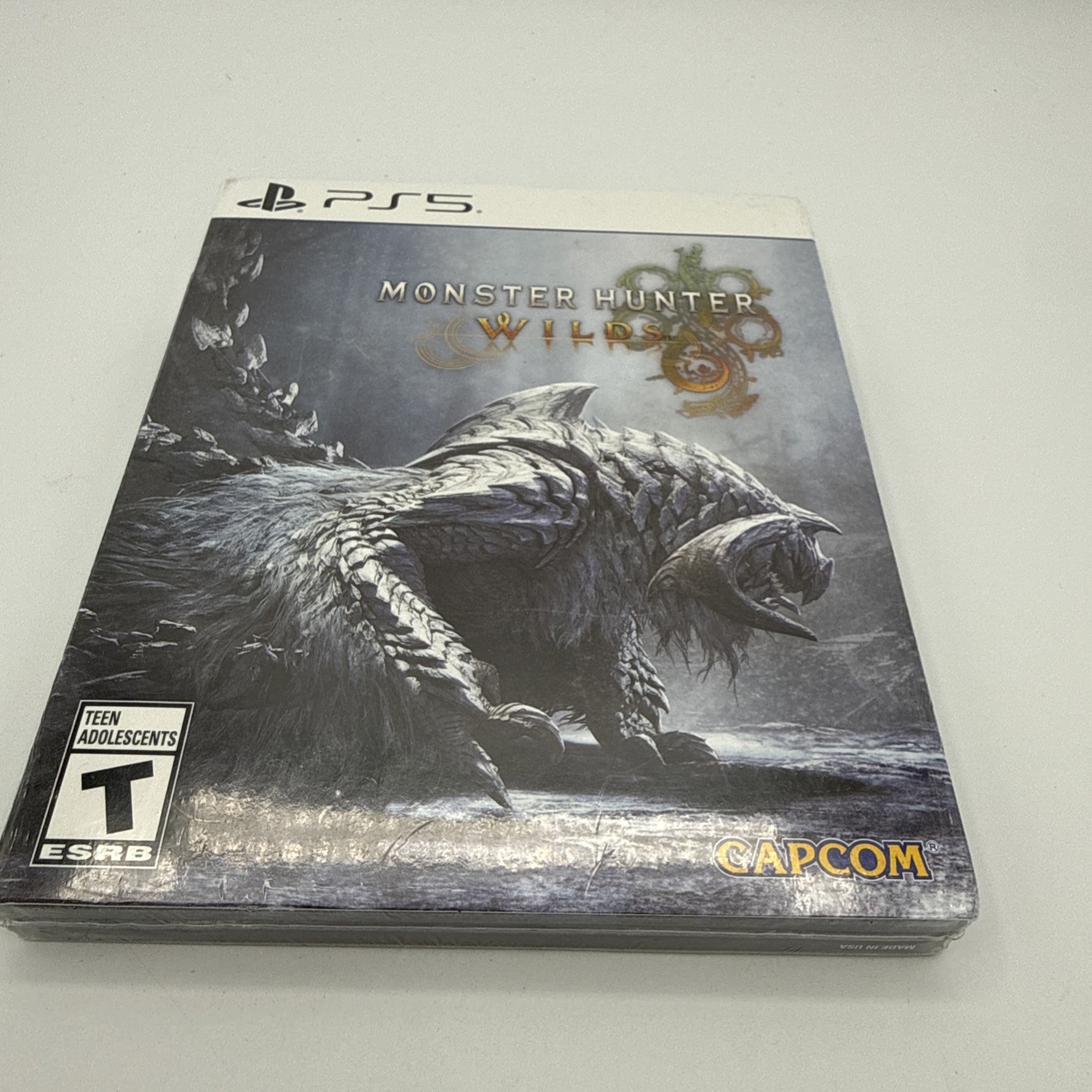 PS5 Monster Hunter Wilds Steel Book Edition for Sony PlayStation 5