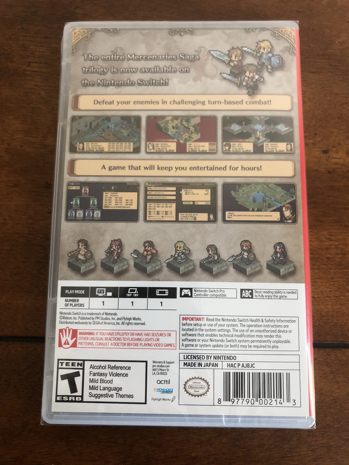 Mercenaries Saga Chronicles | Nintendo Switch 2022 | BRAND NEW FACTORY SEALED