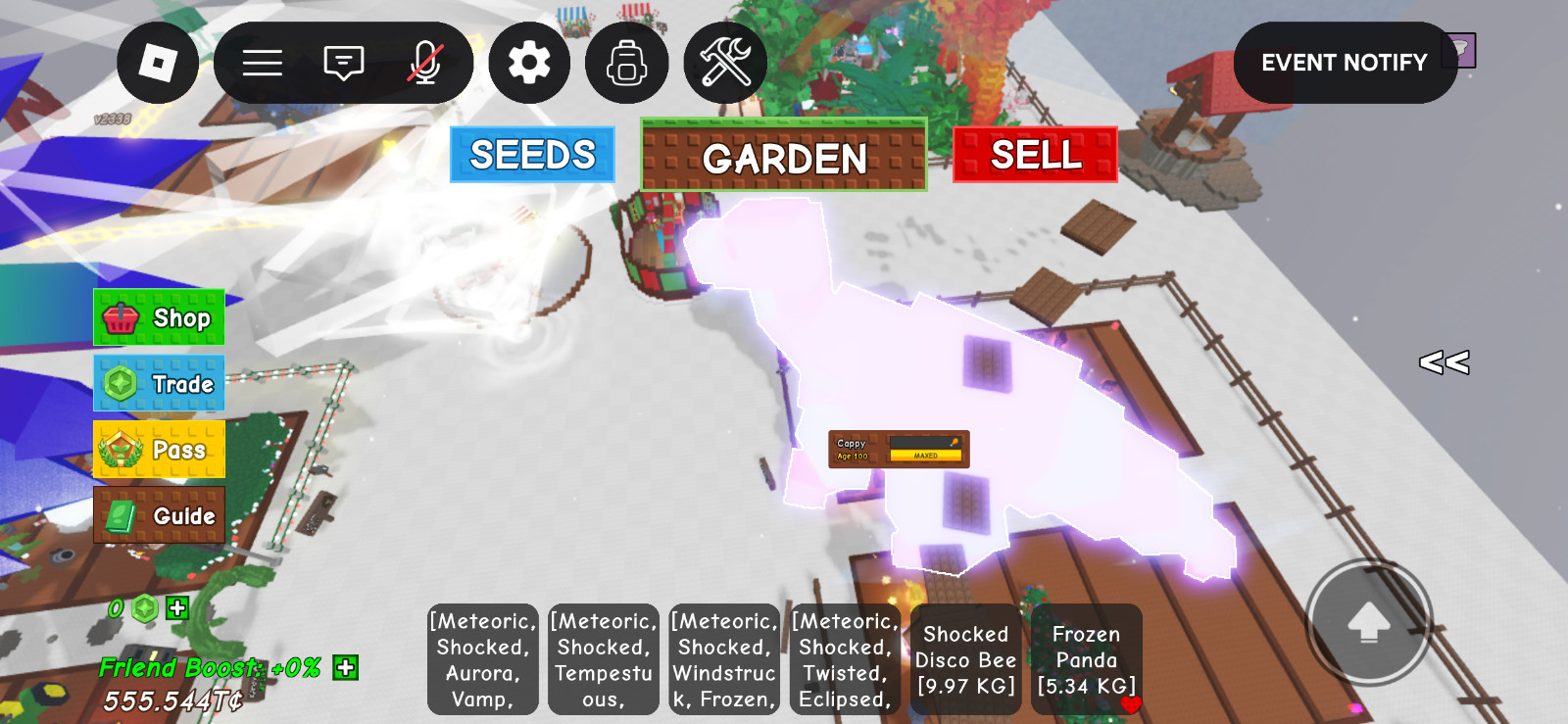 |NOT ALL AGE 100|Grow A Garden mega/huge/titanic (Bundle Deal)