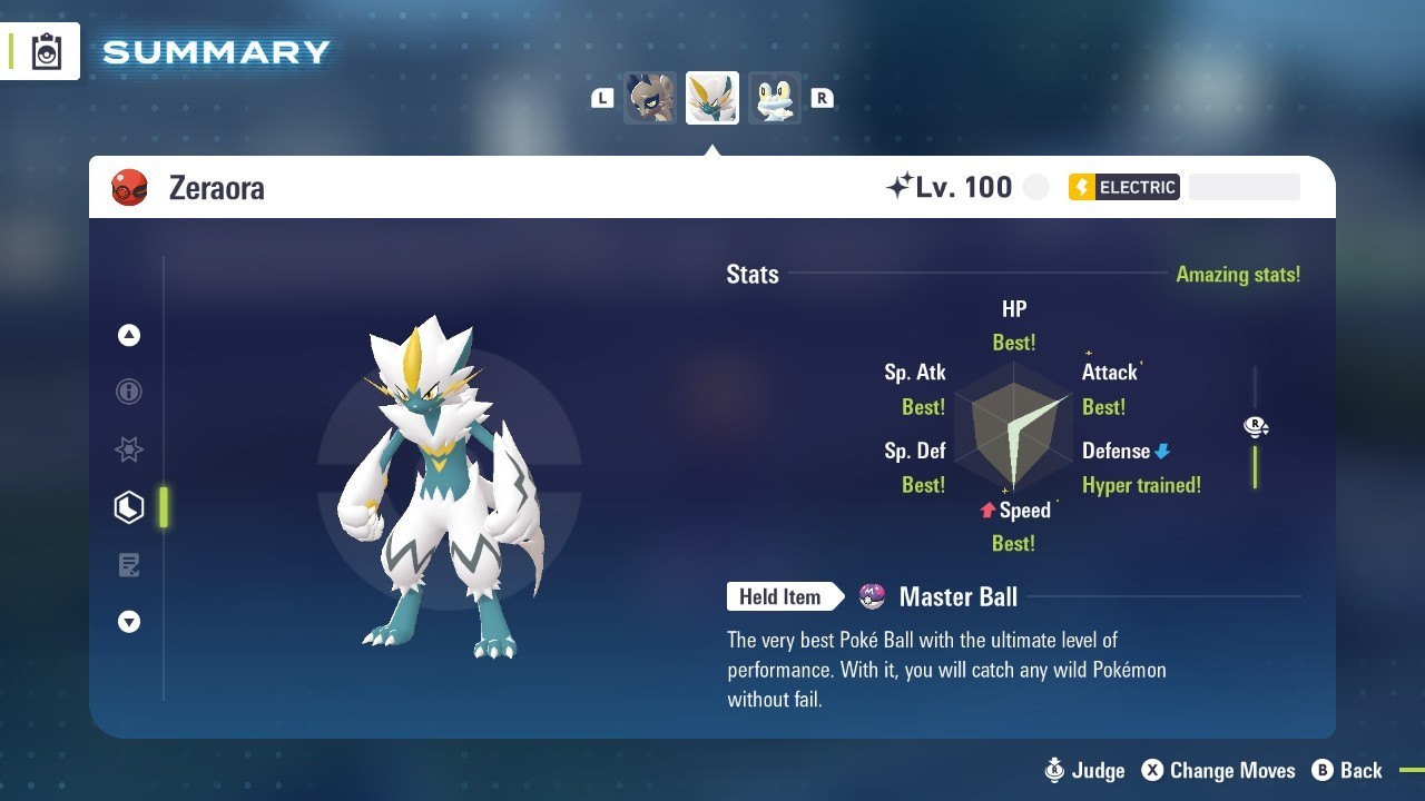 Choose Low Level Legendary Pokemon Shiny or Non-Shiny Legendaries Legends Z-A ZA