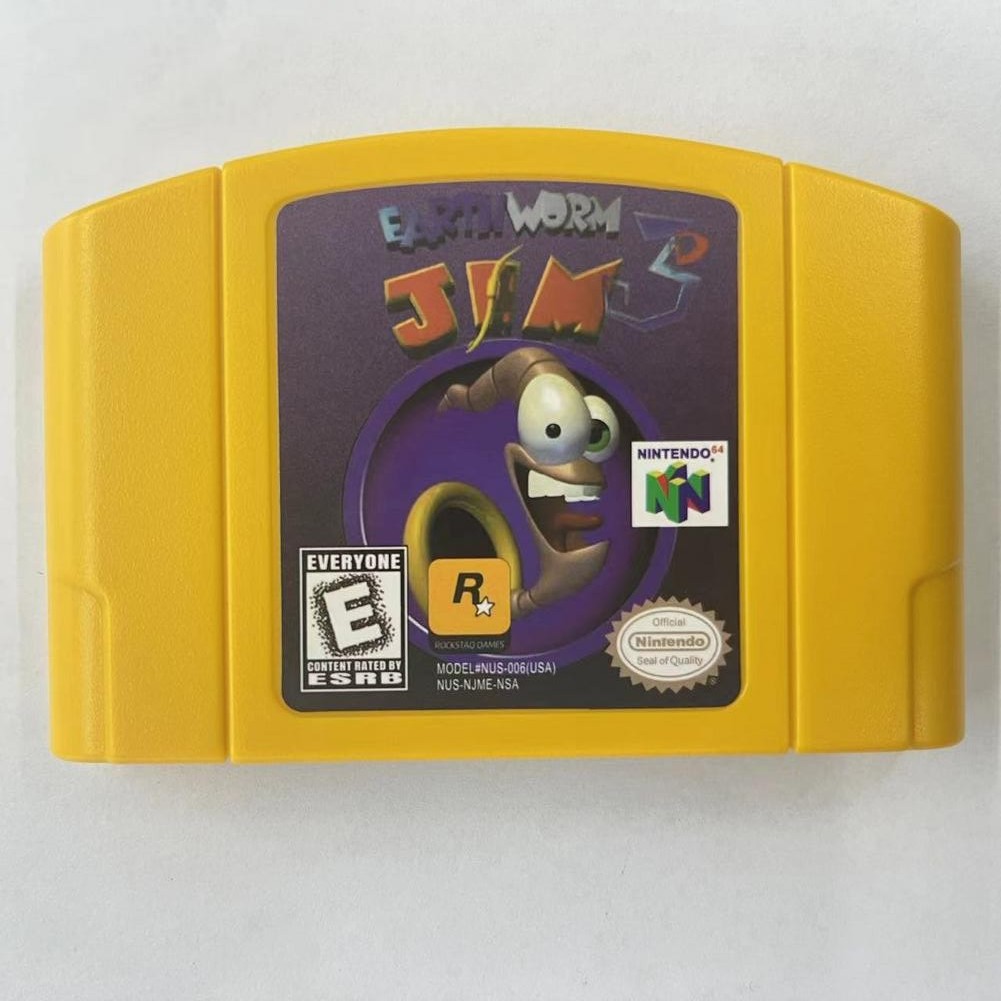 Earthworm Jim 3D – Nintendo 64 (N64) Tested and working Brand new Complete set