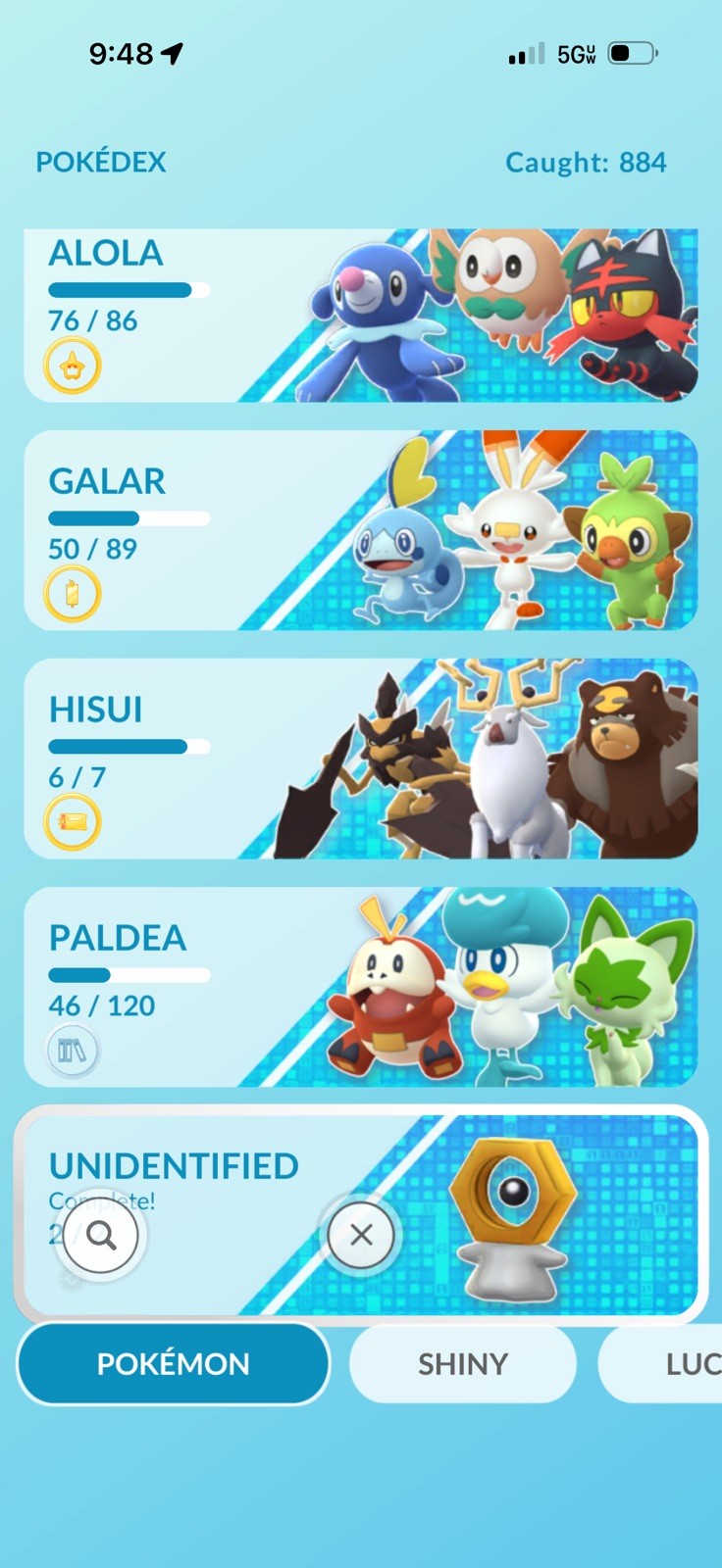 Pokémon GO Level 70 (2016) 850+ shinies and many more hidden gems