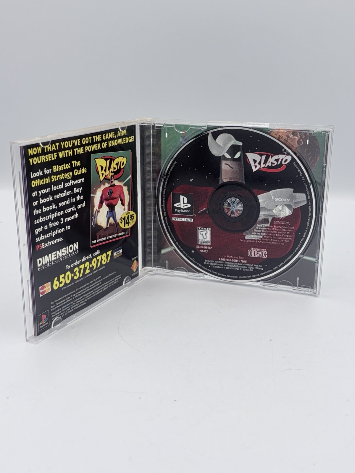 Blasto (Sony PlayStation 1) Refurbished & Tested Clean Disc 1 Year Warranty