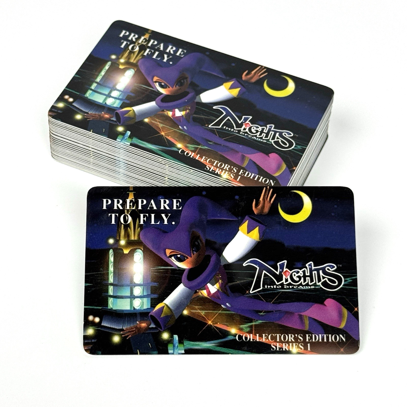 Nights Into Dreams Sega Saturn 1996 Authentic Phone Call Game Hint Card