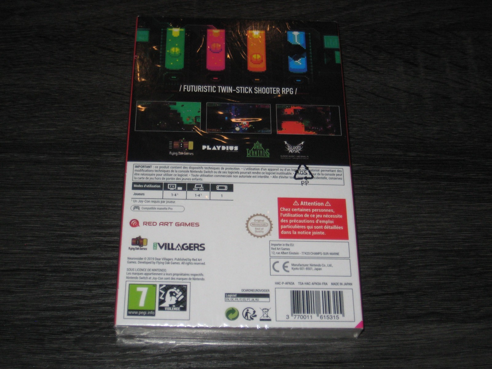 NEUROVOIDER (RED ART GAMES EU Region Free ONLY 2800 MADE) OOP Nintendo Switch