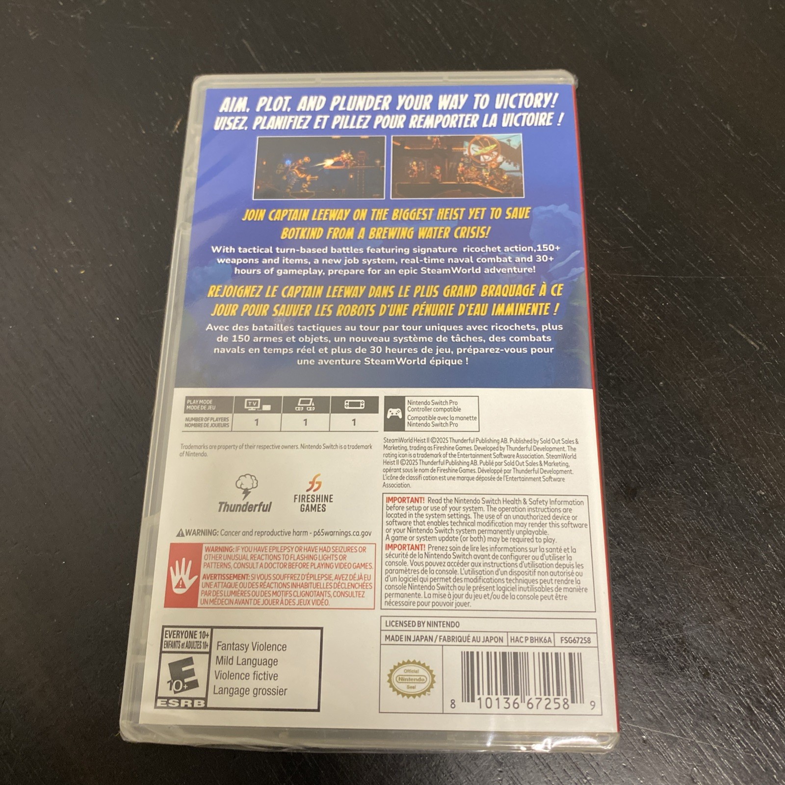 SteamWorld Heist II (Nintendo Switch) Brand New FACTORY SEALED