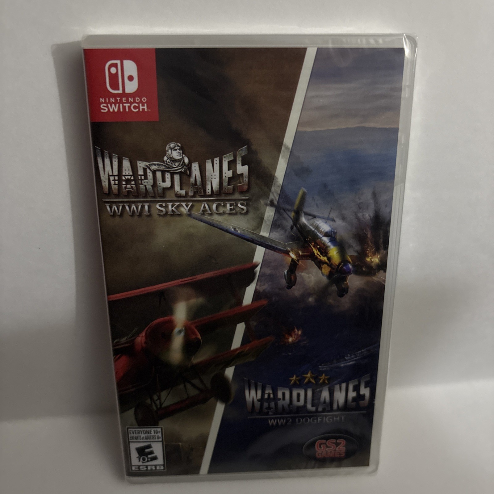 Warplanes WWI Sky Aces + WW2 Dogfight for Nintendo Switch new sealed U.S. seller
