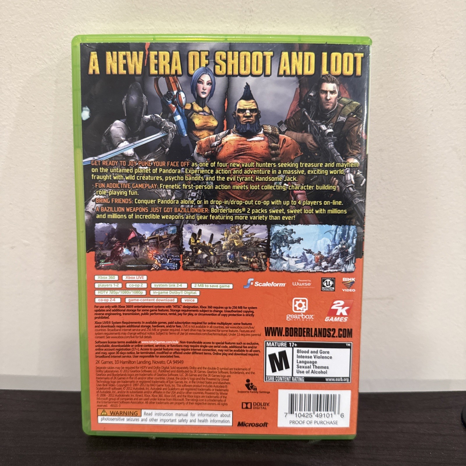 Borderlands 2 (Microsoft Xbox 360, 2012) | CIB Complete w/ Manual, Tested
