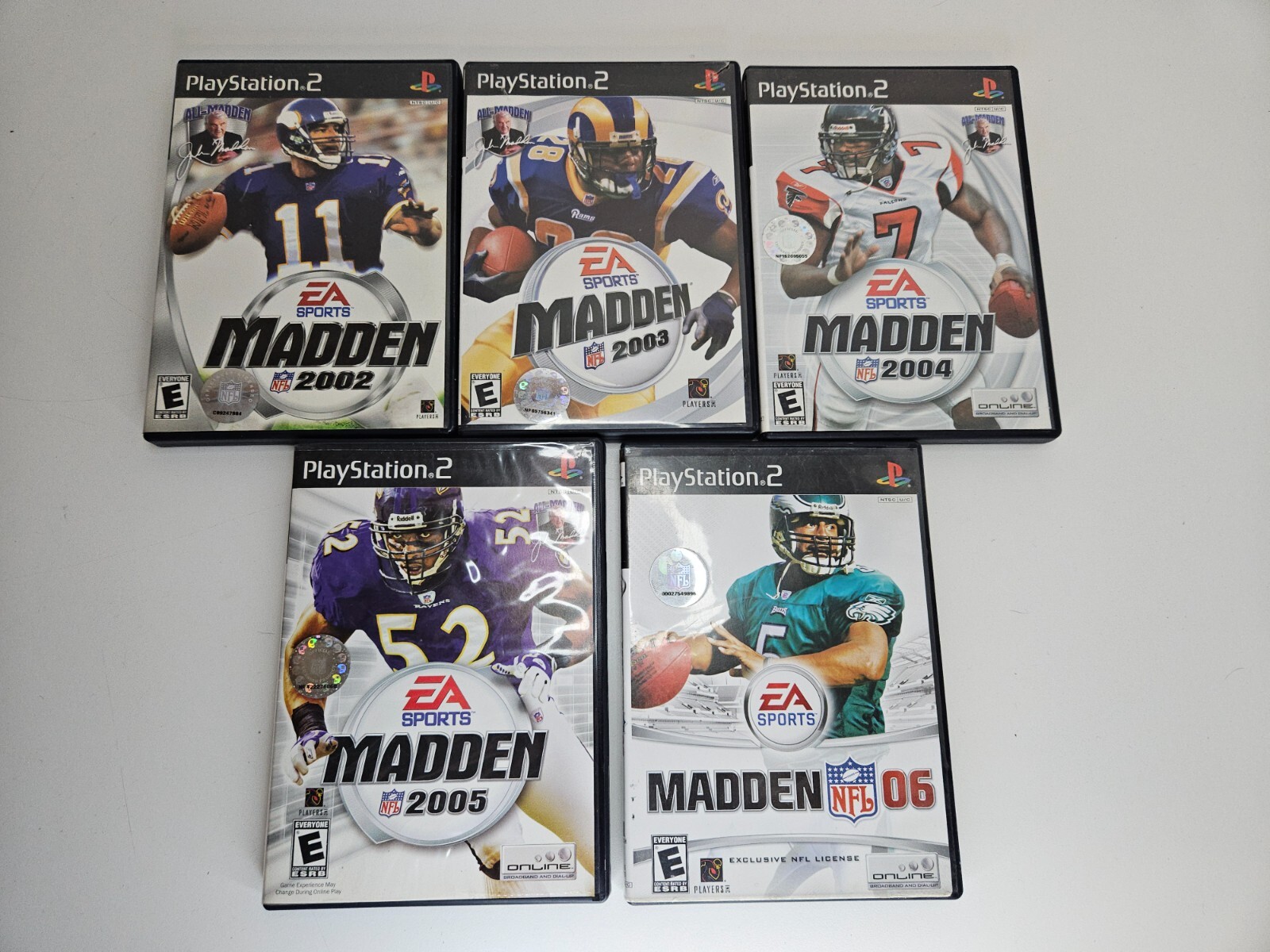 Madden NFL 2003 PS2 Plus Other Madden Years Lot Tested & Working