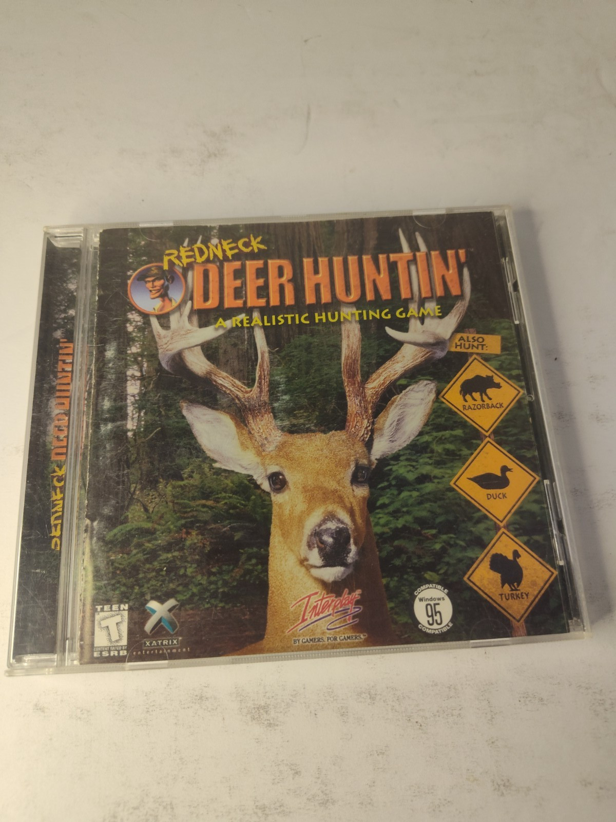 Redneck Deer Huntin‘ A Realistic Hunting Game CD-ROM 1998 PC Game Xatrix Rated T