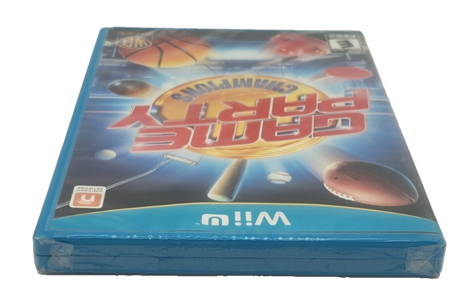 Game Party Champions (Nintendo Wii U, 2012) Brand New Factory Sealed US Version
