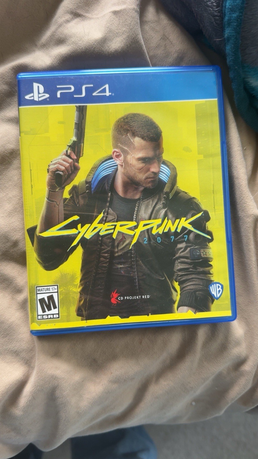 CD Projekt RED Cyberpunk 2077 PS4 Role Playing Game, 2 Discs, Manual