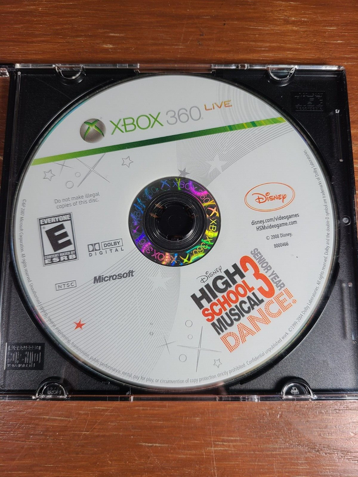 High School Musical 3: Senior Year Dance (Xbox 360) Disc Only Tested + Working