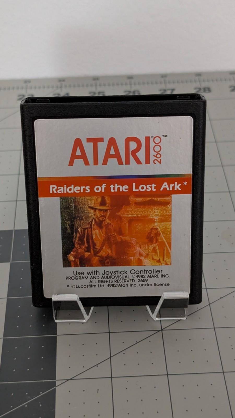 Atari 2600 Raiders of the Lost Ark (1982) Cartridge Indiana Jones Adventure