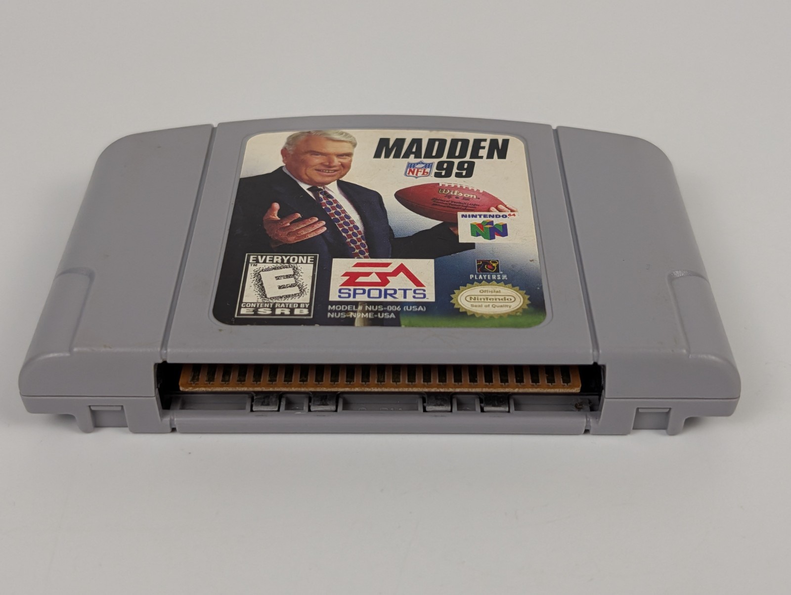 Madden NFL 99 (Nintendo 64 N64) ➡️AUTHENTIC Cartridge – Tested 🎮