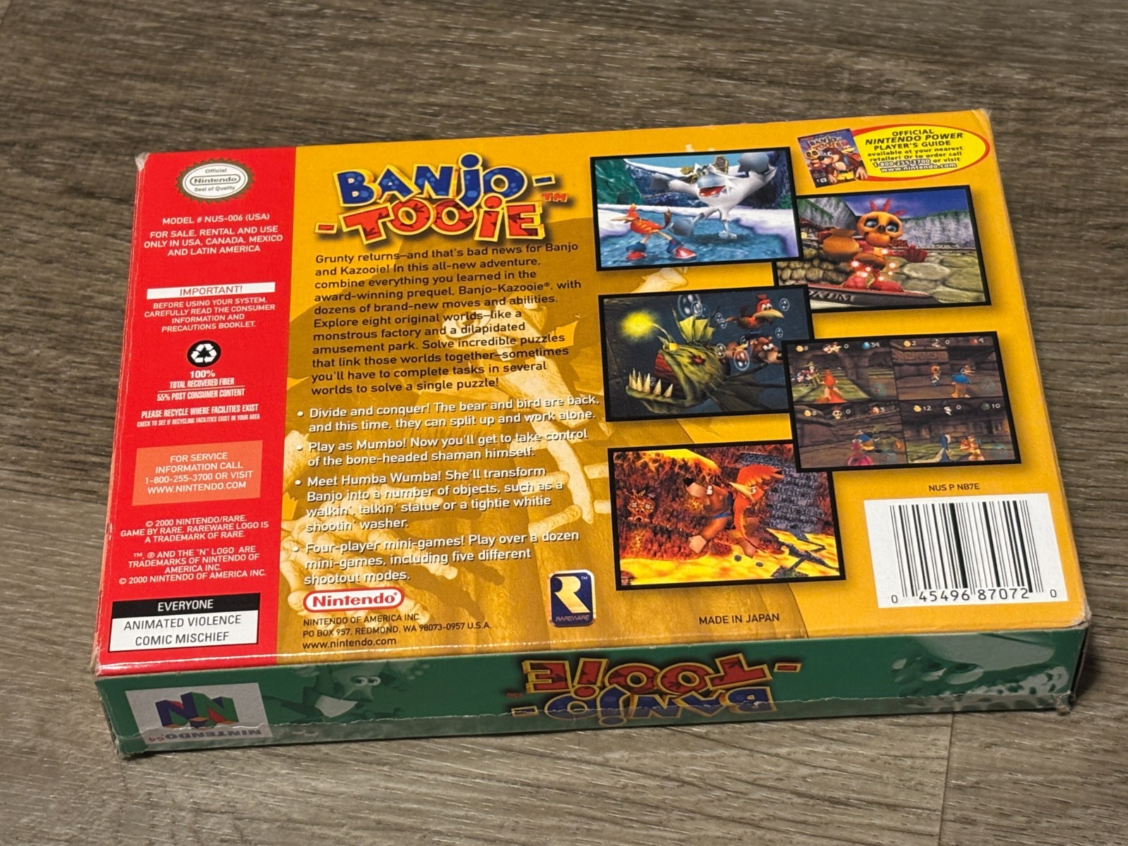 Banjo-Tooie Nintendo 64 N64 Complete CIB Authentic Good Shape Cleaned & Tested