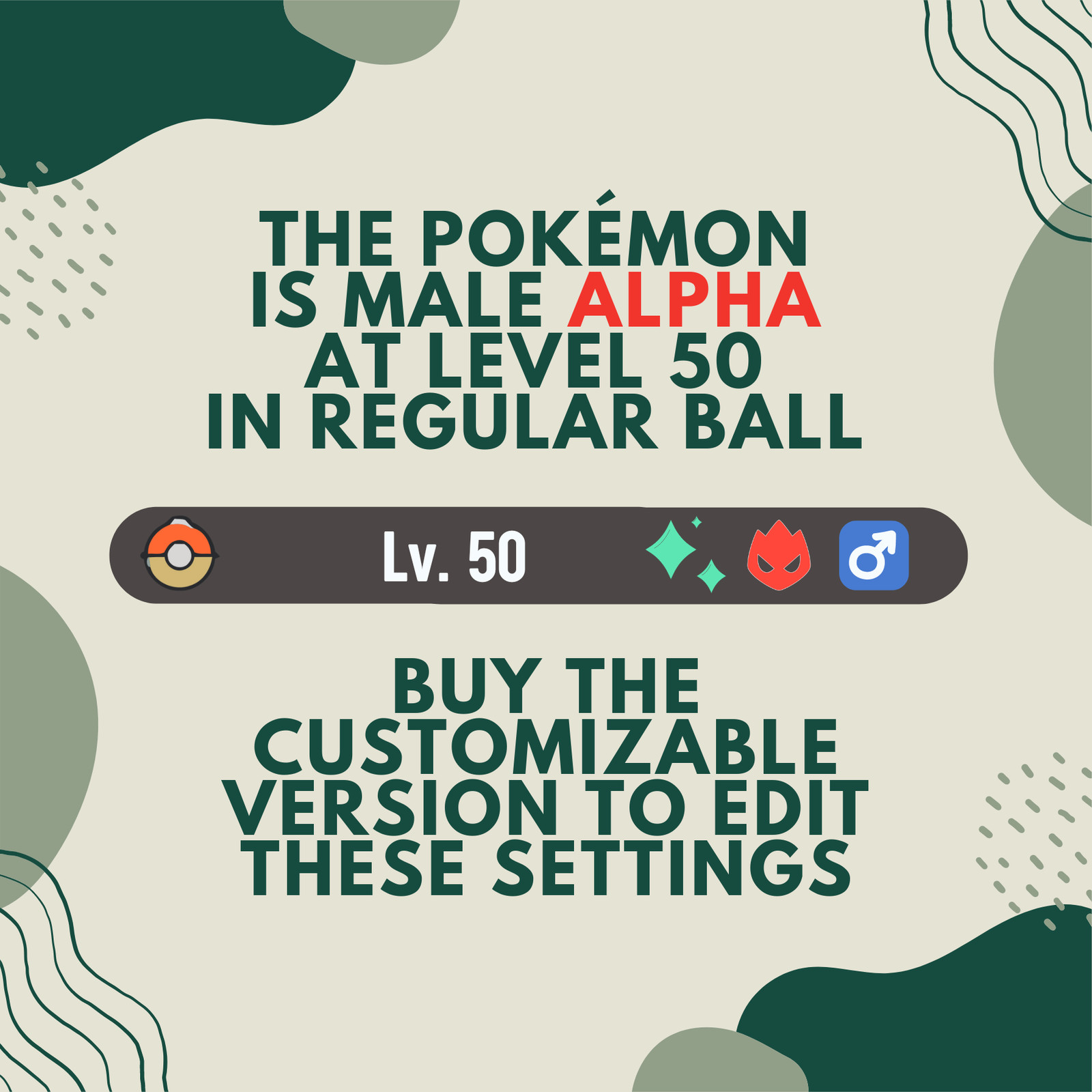 Growlithe Hisui Shiny ✨ Legends Pokémon Arceus 6 IV Custom OT Level Gender