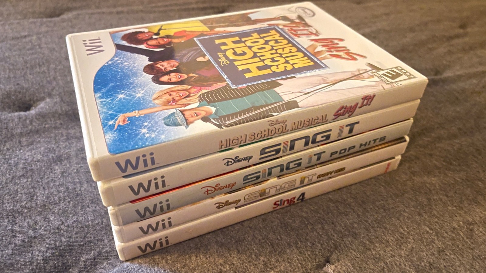 Disney Sing It Lot of 5 Wii Games