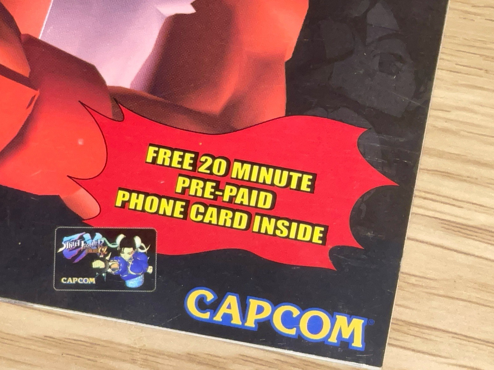Street Fighter EX Plus Alpha (Sony PlayStation 1, 1997) (Phone Card Variant)