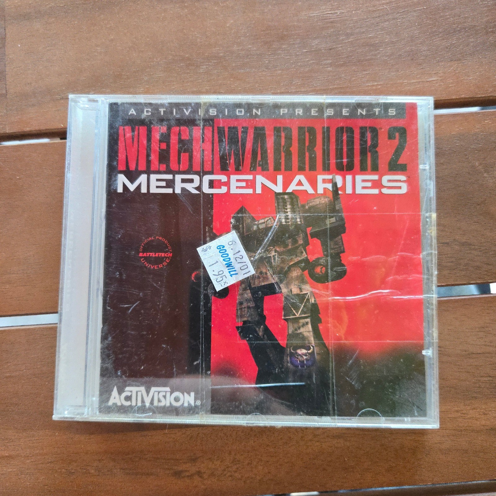 VTG MechWarrior 2 Mercenaries PC Game Activision Red Disc Windows 95 MS DOS 1996