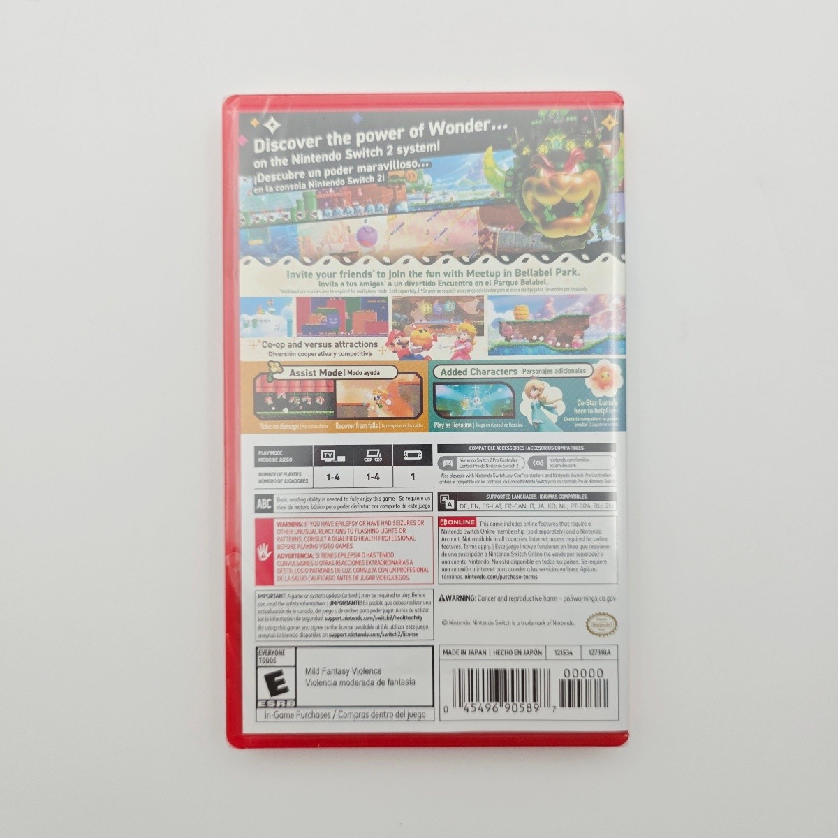 Super Mario Bros. Wonder + Meetup in Bellabel Nintendo Switch 2 Factory Sealed