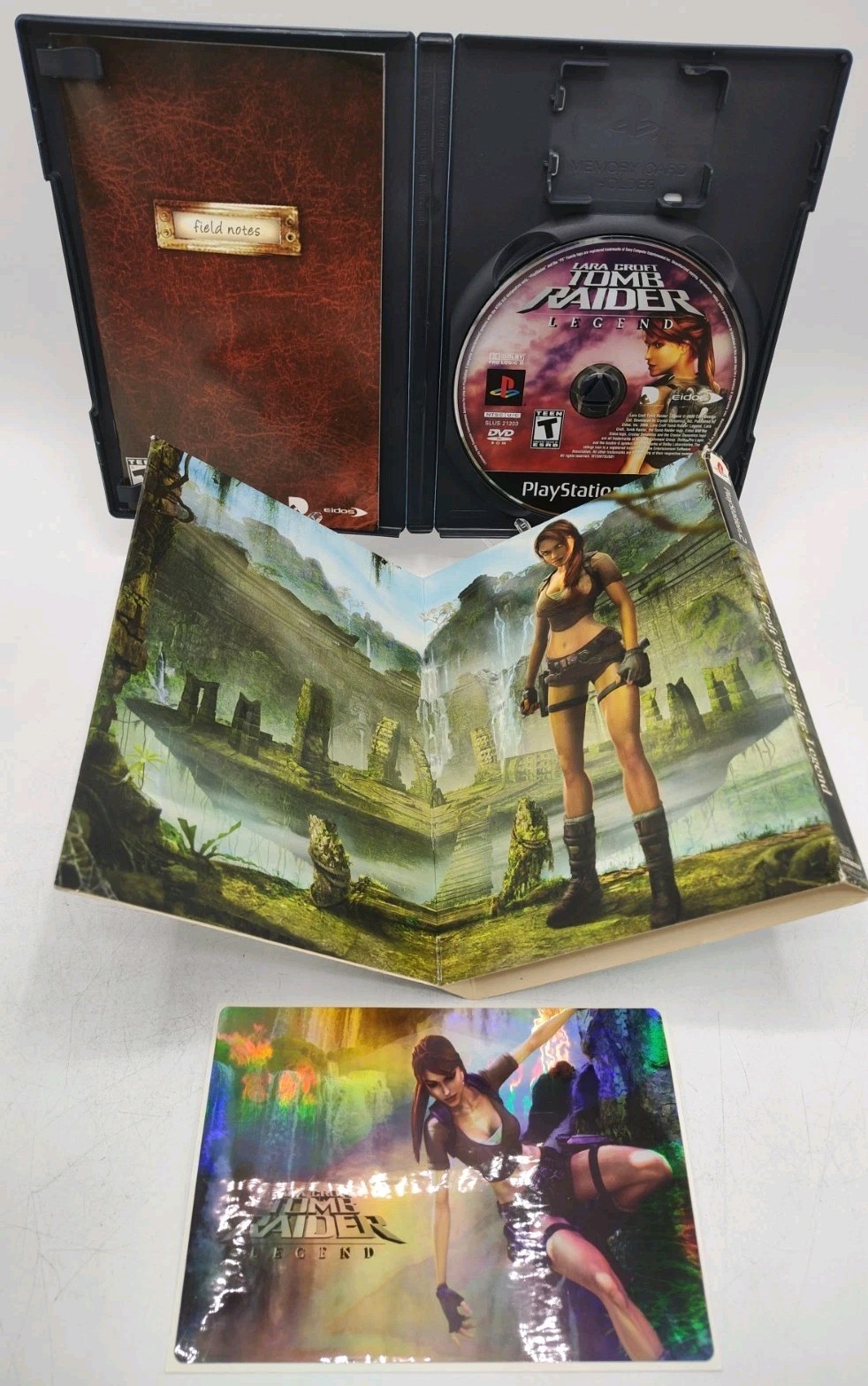 Lara Croft: Tomb Raider – Legend (PS2, 2006) *CIB + Case Protector* MINT Tested!
