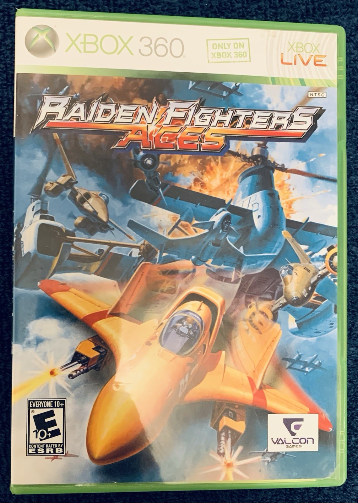 Raiden Fighters Aces (Microsoft Xbox 360, 2009) CIB Complete W/ Manual Tested