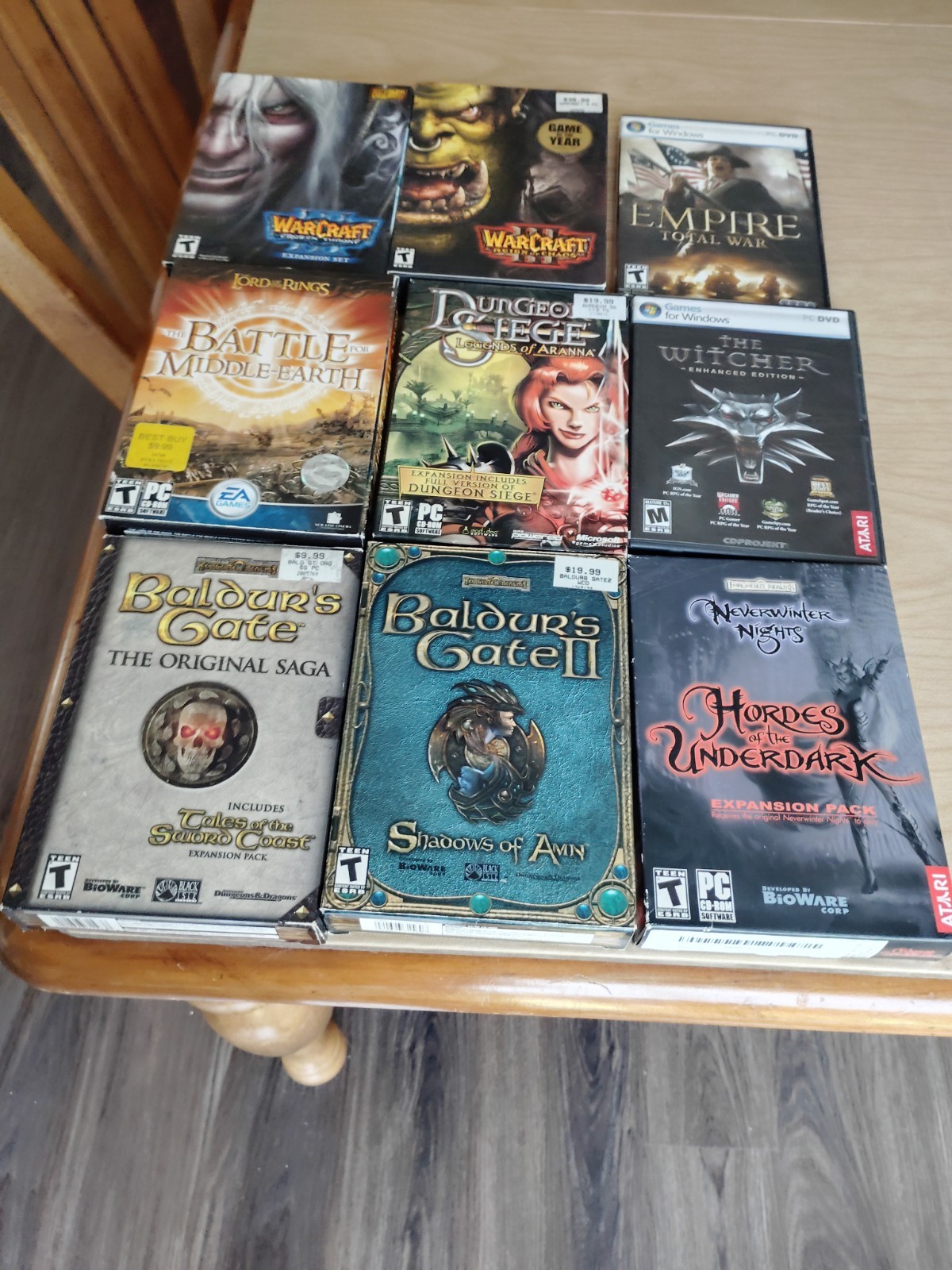 Vintage PC CD ROM Game Lot of 30 Games/Medieval War,Strategy,Role Play DD Games.