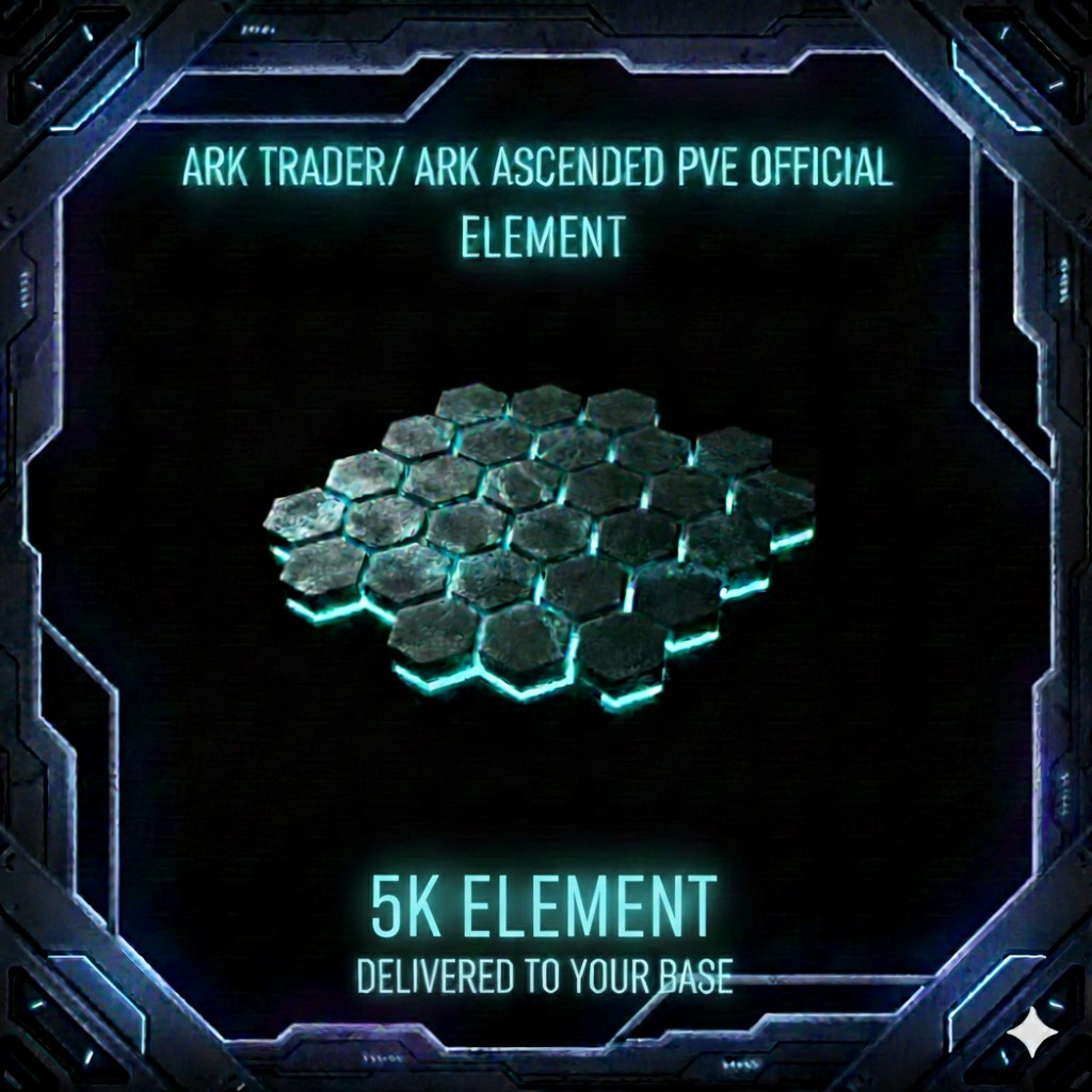 ARK ASCENDED PVE 5K ELEMENT PC/XBOX/PS5 RESOURCES/ ELEMENT