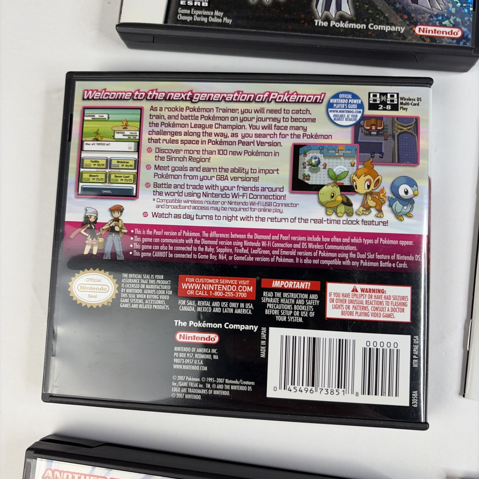 NICE! Pokemon Platinum Diamond Pearl Bundle CIB 100% Complete Box Authentic DS