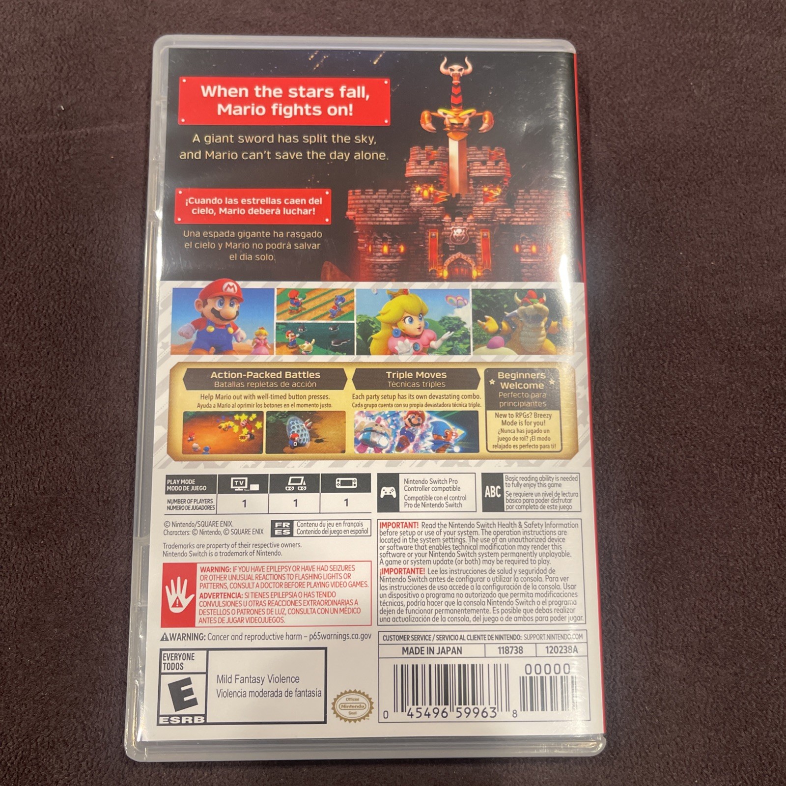 Super Mario Bros RPG – Nintendo Switch
