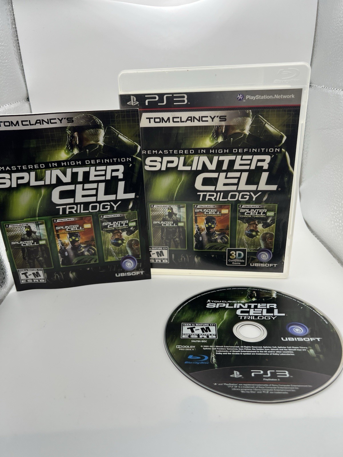Tom Clancy’s Splinter Cell Trilogy Sony PlayStation 3 PS3 Complete CIB