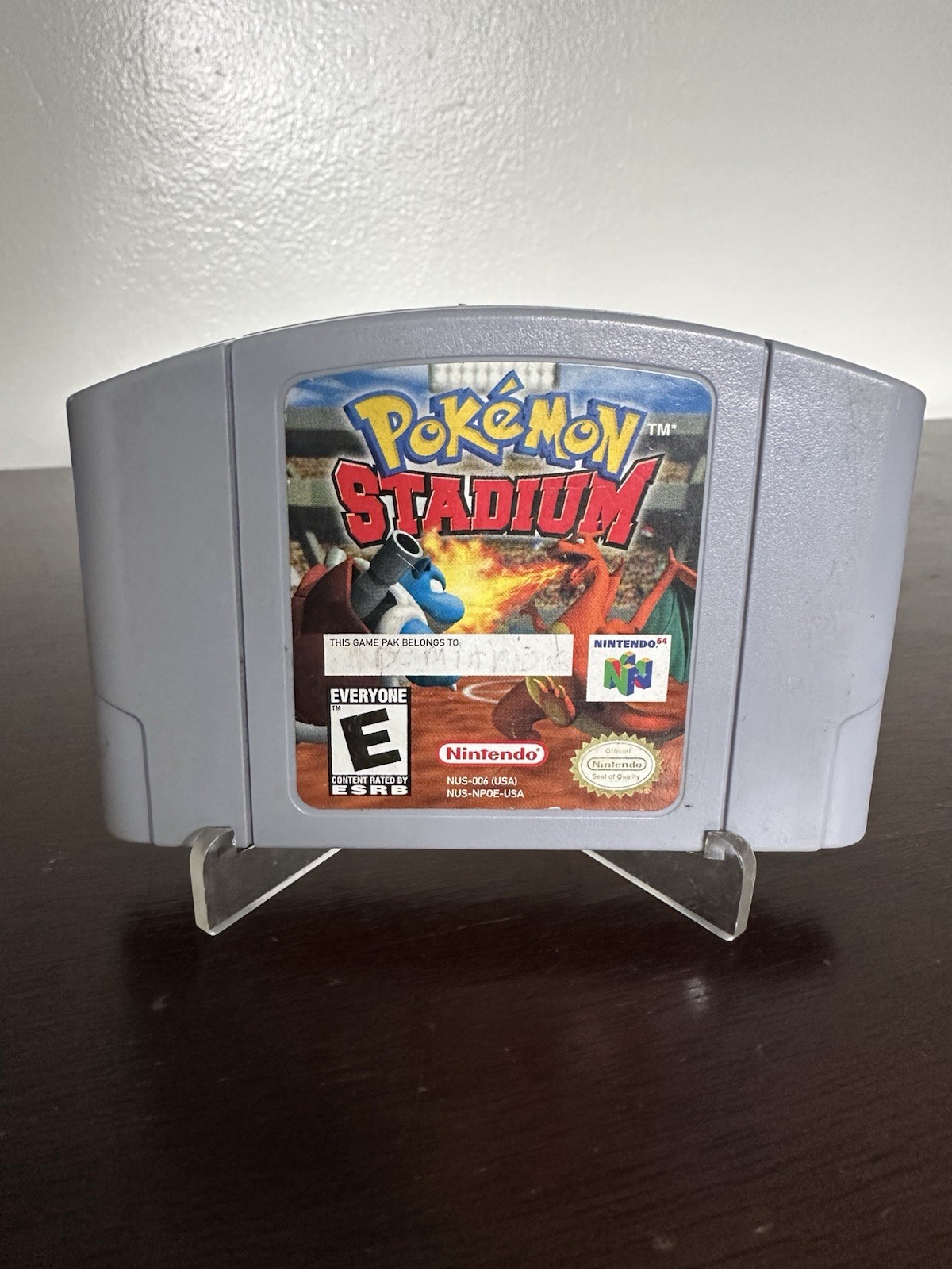 Pokemon Stadium N64, (2000) Cartridge Only Authentic ￼