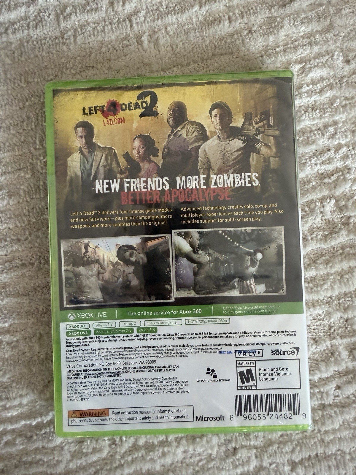 Left 4 Dead 2 – Microsoft Xbox 360 SEALED BRAND NEW
