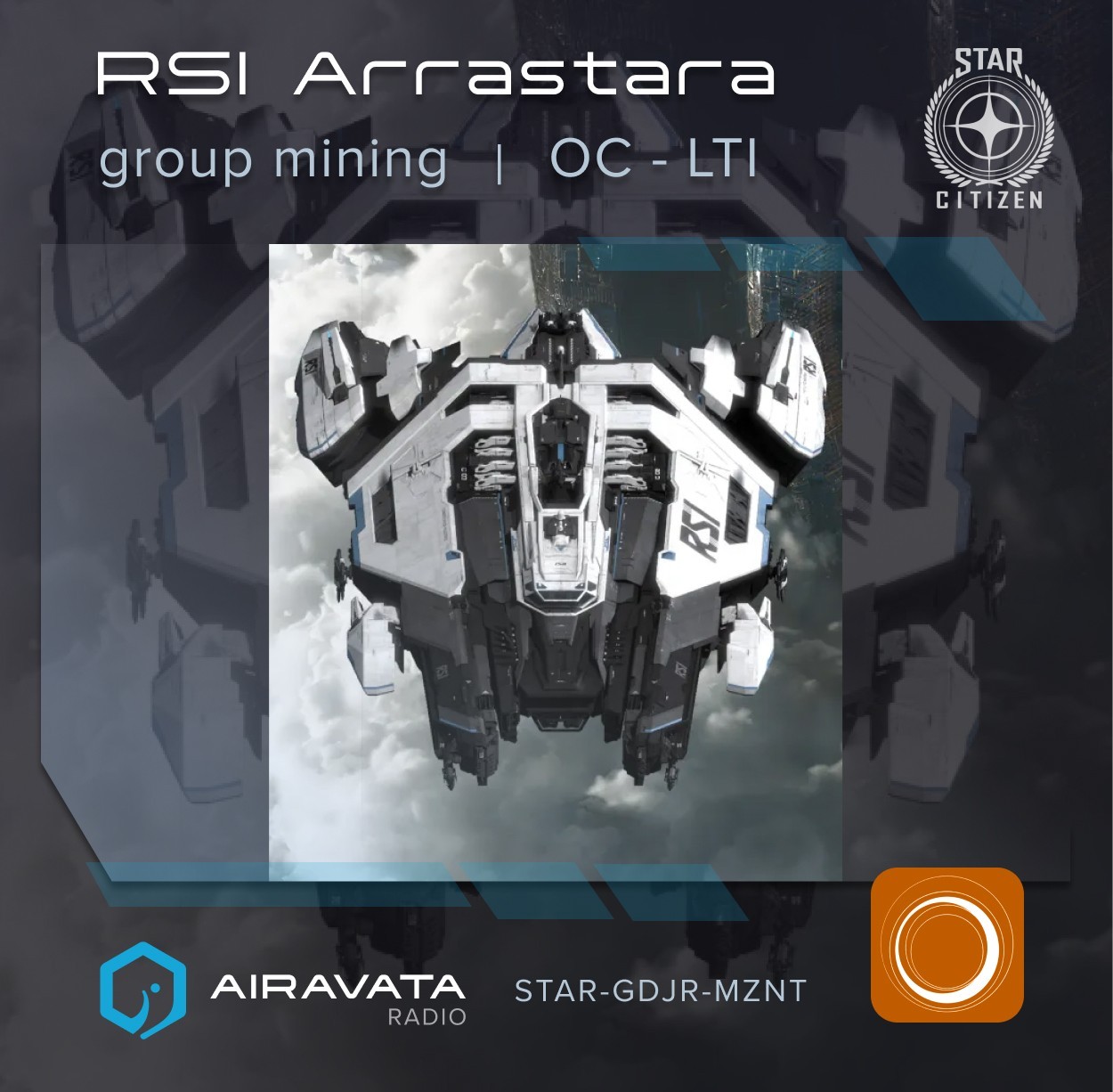 RSI Arrastara Original Concept Lifetime Insurance! (LTI) star citizen @ cost