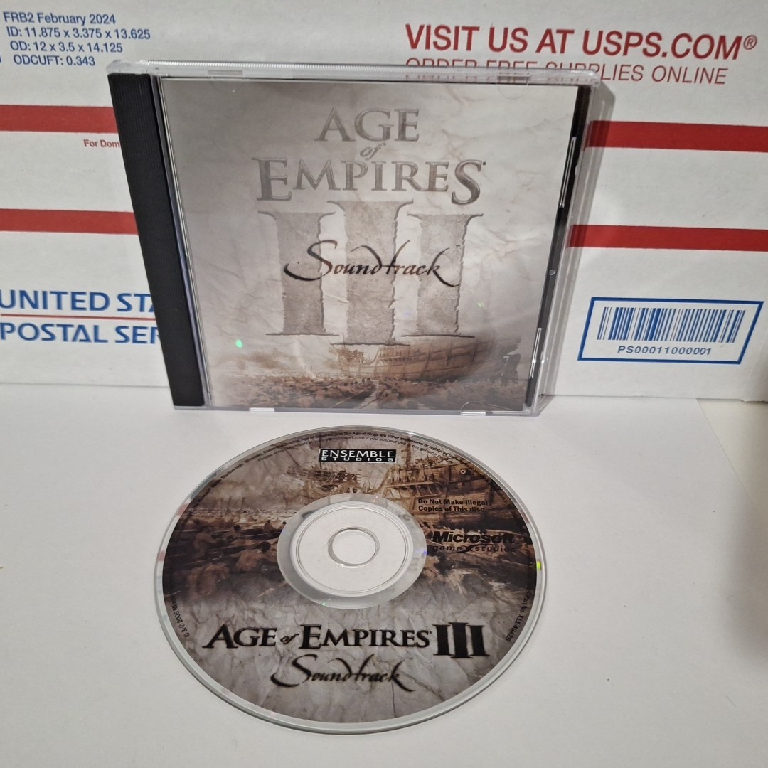 Age of Empires III 3 Collectors Edition PC Microsoft Games Big Box **No Game