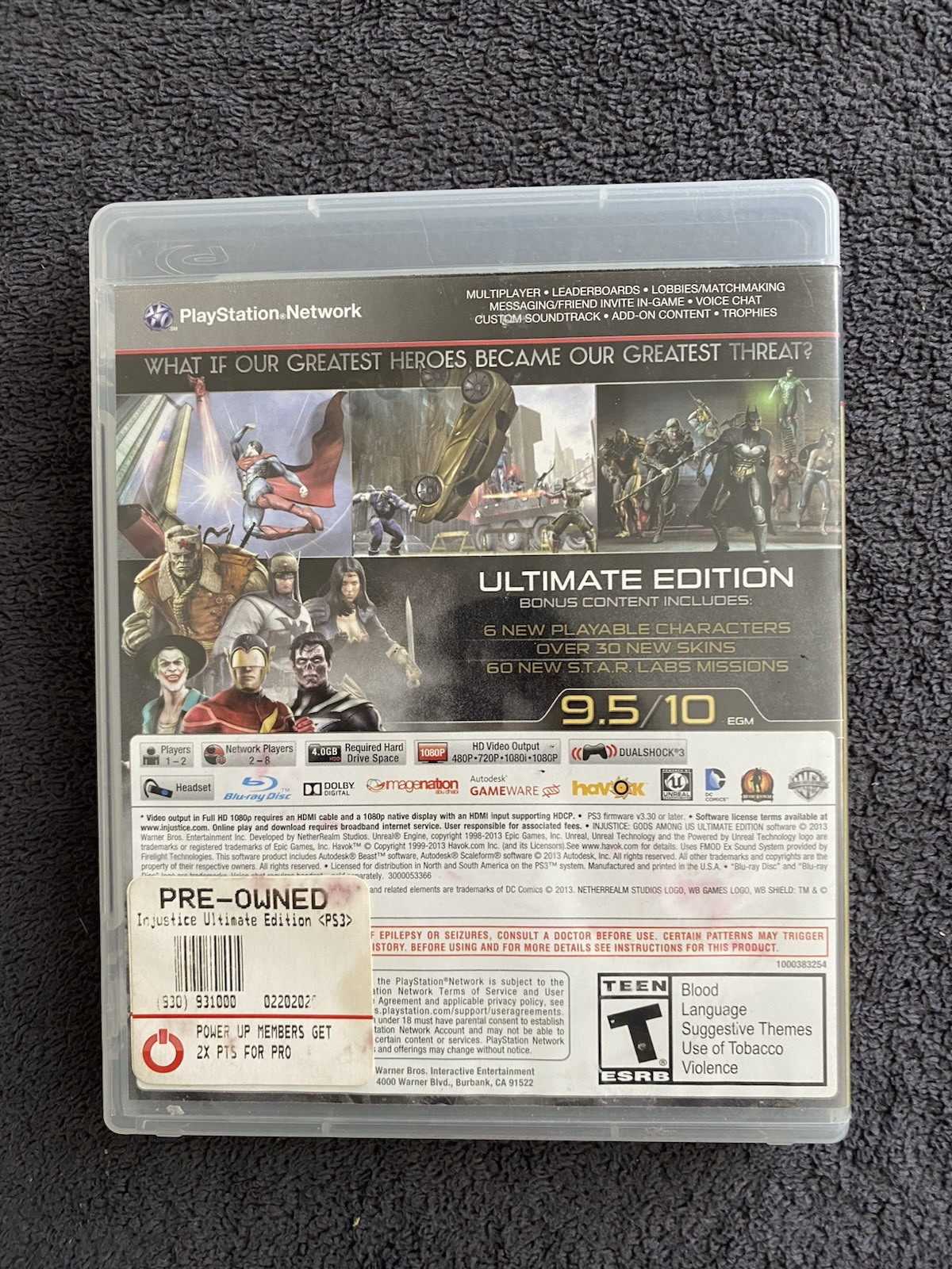 Lot Of 3 PlayStation 3 Games Injustice, Disney Infinity, Mortal Kombat