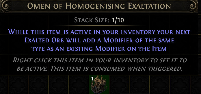 🟡1x Omen of Homogenising🟡Path of Exile 2🟡Rise of the Abyssal Softcore🟡