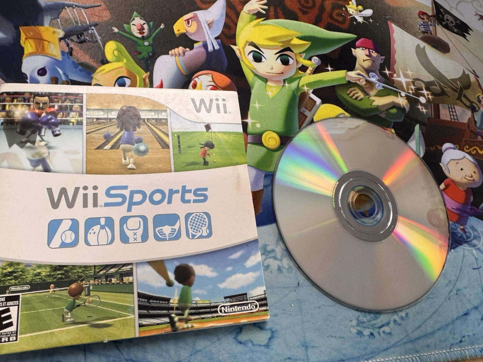 Wii Sports (Nintendo Wii, 2006) Game Disc In Cardboard Sleeve