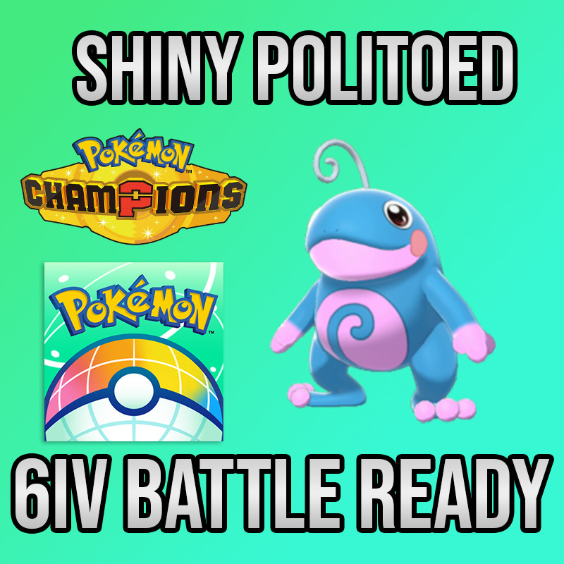 ✨6IV Shiny Politoed✨ Pokemon Champions ✨ Pokemon Home